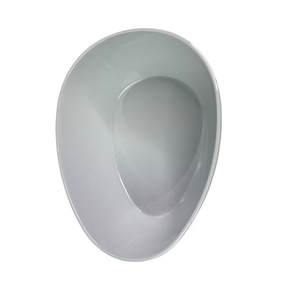 Childs Easter Plate Bowl Set Bunnies Rabbit Egg Shaped World Market - Picture 5 of 6